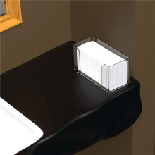 2X Dispensador de Toallas de Papel para Encimera,Soporte Transparente de Servilletas de Toallas para Toallas de Papel Plegadas En Z,Plegadas En C O