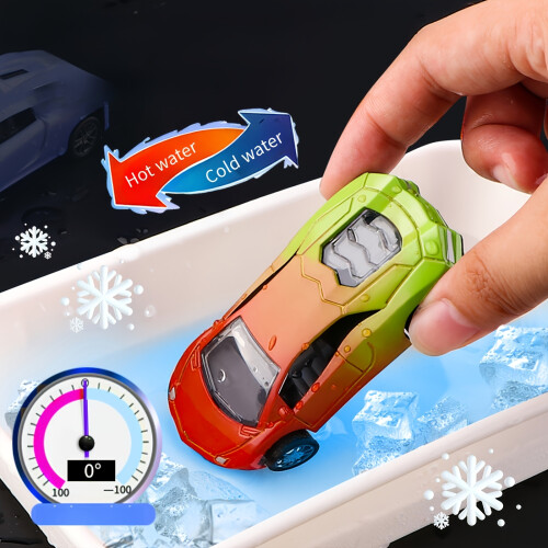 (1 pcs) Magic Color-Changing Temperature-Sensitive Toy Car with Pull-Back Operation - Heat-Activated Changing Colors 2