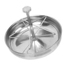 Stainless Steel Pig Feeder Bowl with MultiCompartment Design for Easy Clean Livestock Feeding