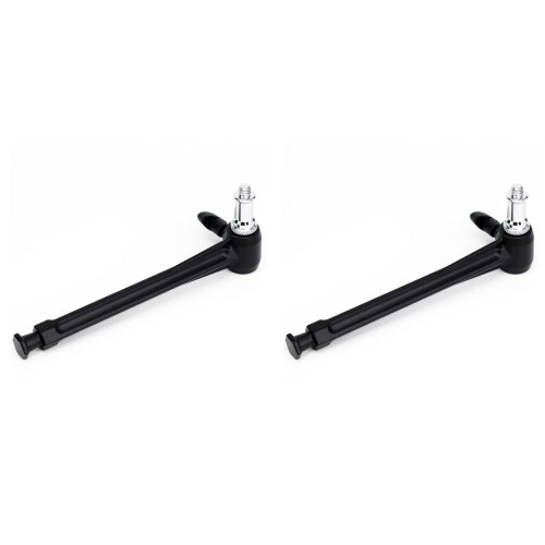 2X Support de Bras D'Extension Hexagonal de 6 Pouces, Support de Réglage à Large Plage pour Flash et Super Pince