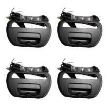 4X Auto Achterklep Handgreep Bezel met Achteruitrijcamera Draad Assy MN167500XA voor Triton L200 2005-2015 5716A031XA 5716A041