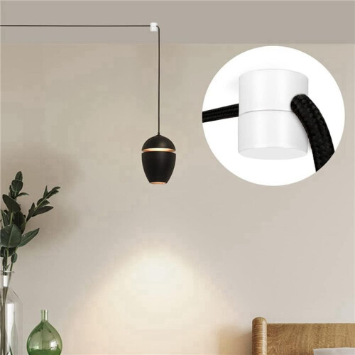 6 Pack Ceiling Hooks for Ceiling Hanging Lights, Pendant Light Hook for Ceiling Lamp, Ceiling Hooks, DIY Lamp White 1