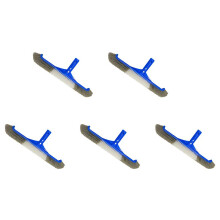 5X Pool Brush ,Pool Brushes for Cleaning Pool Walls, Curved Ends High-Efficiency Pool Scrub Brush