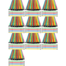 1000 Pieces Paint Brush Bulk Plastic Paint Brush Set Oil Painting Watercolor Brush Classroom Supplies