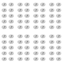 Crystal Rhinestone Button Flat Back Decoration DIY 15mm 80 Pcs Clear