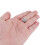 Crystal Rhinestone Button Flat Back Decoration DIY 15mm 80 Pcs Clear 9
