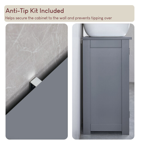 Priano 2 Door Under Sink Cabinet Bathroom Unit 2