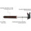 2X Retractable Billiard Cue Stick Bridge with Bridge , Billiard Pool Cue Accessory for Pool Table,Bridge ,Black 5