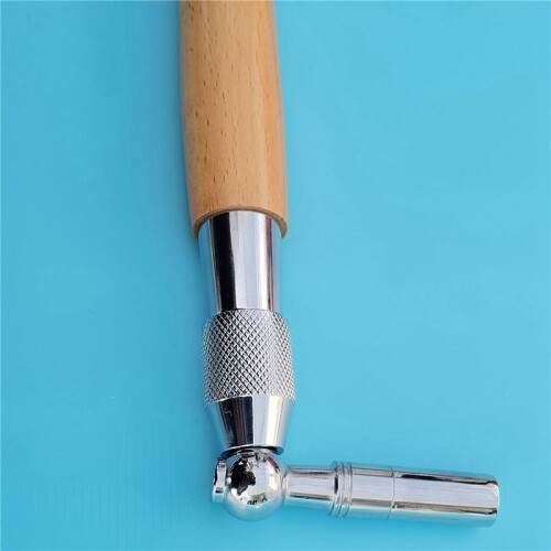 2X Professional Piano Tuning Hammer Wrench Tool Octagon Core Hammer Solid Wood Handle Piano Tuning Tool 2