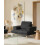 Beliani Armchair KILDAL Fabric Black 2