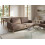 Beliani Sofa 3 Seater KILDAL Fabric Brown 2