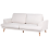 Beliani Sofa 3 Seater KILDAL Fabric Light Beige 4