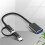 2X 2 in 1 USB 3.0 OTG Adapter Cable Type-C Micro-USB to USB 3.0 Interface Converter Black 4