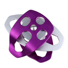 3X Double Pulley for Hauling System Climbing Rescue Dragging Climbing Double Pulley Lifter Outdoor Climbing Accessories