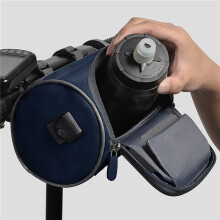 2X Bike Front Frame Bag Waterproof Bike Phone Holder Bicycle Storage Bag with 6 Inch Transparent Pouch B