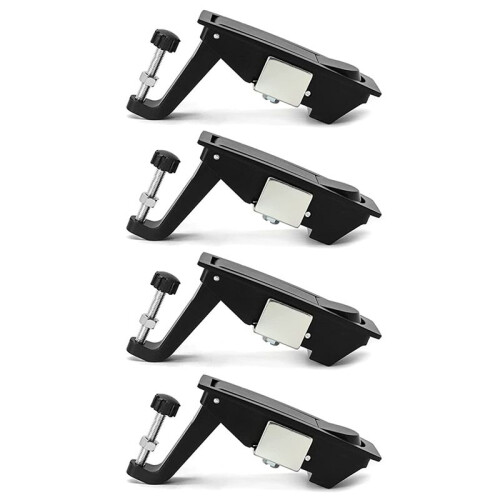 20Pcs Compression  Lock Zinc Alloy Flush Lever  Adjustable Grip Range 0.04 Inch-0.94 Inch 1