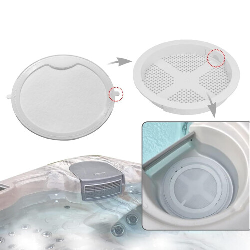 2Pcs Hot Tub Filter Replacement Captures Soap and Oils Extends Spa Filter Life 100497 2