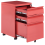 Beliani Storage Unit RECAMI Red 4