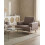 Beliani Armchair KILDAL Fabric Brown 2