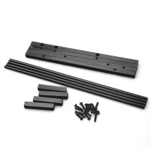 2X New 1/10 Scale 1.9 2.2 Wheel Rim Tire Storage Rack for RC Crawler  -4 Axial SCX10 D90 D110 TF2 RC Car,Black