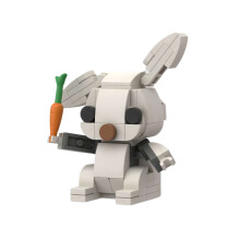 (white) Ensemble de construction de lapin de Pâques |Coloré |Cadeaux de Pâques et cadeaux de fête parfaits, récompenses idéales