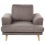 Beliani Armchair KILDAL Fabric Brown 4