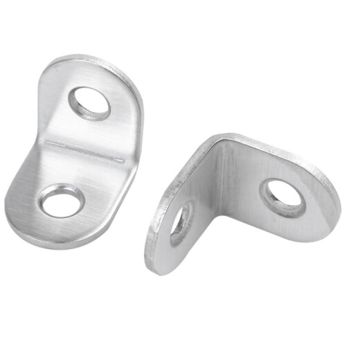 200Pcs 20mm X 20mm 90 Degree Shelf Support Corner Brace Angle Bracket 2