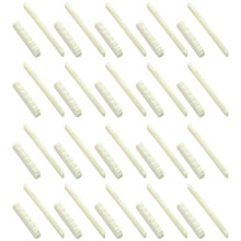 20Set Ivory Bone Bridge Saddle and Nut for 6 String Acoustic Guitar