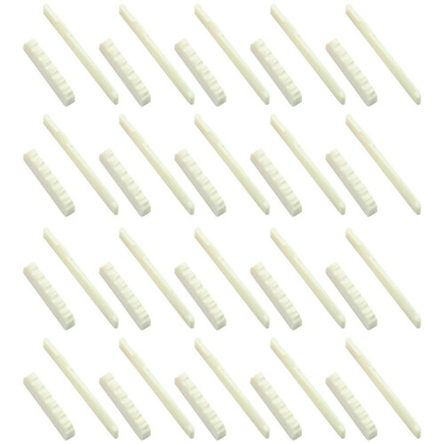 20Set Ivory Bone Bridge Saddle and Nut for 6 String Acoustic Guitar