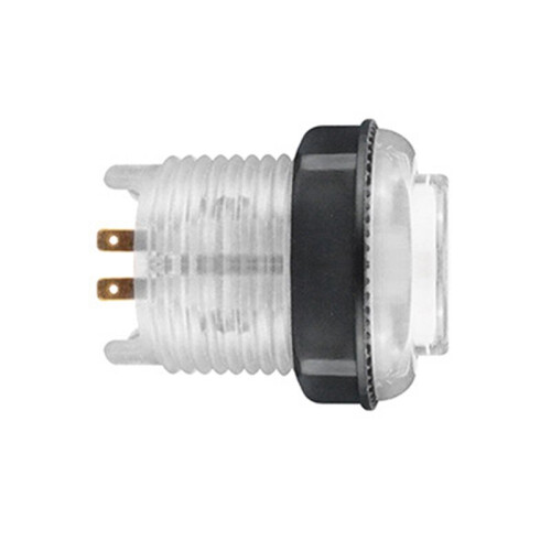 2PCS Illuminated Led Push Button 28mm Nut with 4Pin Light Cable for Zero Delay Board Arcade Game Machine Parts White 2