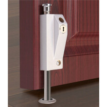 3X Sliding Door Lock for Window Glass Patio Doors Silver Auxiliary Security Lock Glass Door Lock Mortise Lock