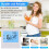 2X Programmable Digital Thermostat 3A Weekly Room Temperature Controller for Efficient Home Heating White Backlight 6