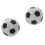 20x Plastic 32mm Soccer Indoor Table Football  Replace Black+White 4