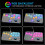 2X HitBox Fighting Stick Controller Colorful RGB Light Fighting Game Arcade Game Keyboard for PC PS3 PS4 6