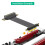 2X Câble D'Extension PCI-E PCI Express 4.0 4X (Double Direction Verticale à 90 Degrés) 6