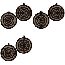 Lot de 6 Tapis de Protection pour Table de Cuisson à Induction en Silicone Thermochromique - Tapis Antidérapant pour Table de Cuisson à Induction