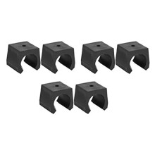Pool Cue Clamp, Set of 12 Plastic Billiard Single Stand Rod Storage Accessories
