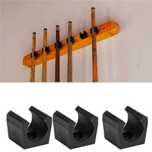Pool Cue Clamp, Set med 12 Plastbiljardstativ Tillbehör för Förvaring Av Ministavar