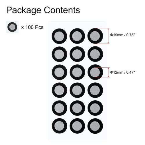 500Pcs 3D Scanner Markers 12mm for 3D Scanner, 3D Tracking Dots Reference Point Markers, Diffuse Reflection Markers 2