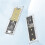 4X M.2 NGFF  Dual Protocol SSD Case Clear USB TypeC 10Gbps PCI-E M2 SSD Transparent External Enclosure Hard Disk Box 6