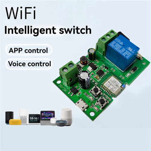 2X  Wireless Relay Module RF Remote Voice Control Single-Channel Inching Self-Locking 2