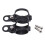 Motorcycle Turn Signals Relocation Fork Clamps Bracket 4 Pcs Mount Light Holder Lamp Bracket 5