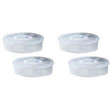 4X Plastic Pie Box with Lid Fresh-Keeping Box Pie Box with Handle Pie Box Suitable for Transport