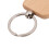 120Pcs Blank Square Wooden Keychain DIY Key Tag Gift 7