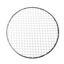 Disposable BBQ Grill Basket Mesh Wire Net for Meat Fish and Vegetables, 30cm Silver Finish