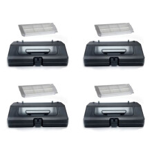 4X 2-in-1 Water Tank Dust Box Bin for Robot Vacuum Mop 2S 3C V2 V3 XMSTJQR2S B106CN STYTJ02YM Filter Parts