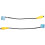 6PCs Car Rearview Camera RCA Video Reverse Camera Convert Cable for-MIB    RCD330 RCD330G 3