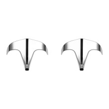 2X Motorrad Vorne Chrom Tip Akzent für Indian Chief Limited Dark Horse Classic Vintage Elite 2014-2020