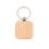 120Pcs Blank Square Wooden Keychain DIY Key Tag Gift 9