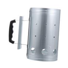 Charcoal Chimney Starter for BBQ and Grilling with Fast Even Ignition and HeatResistant Handle